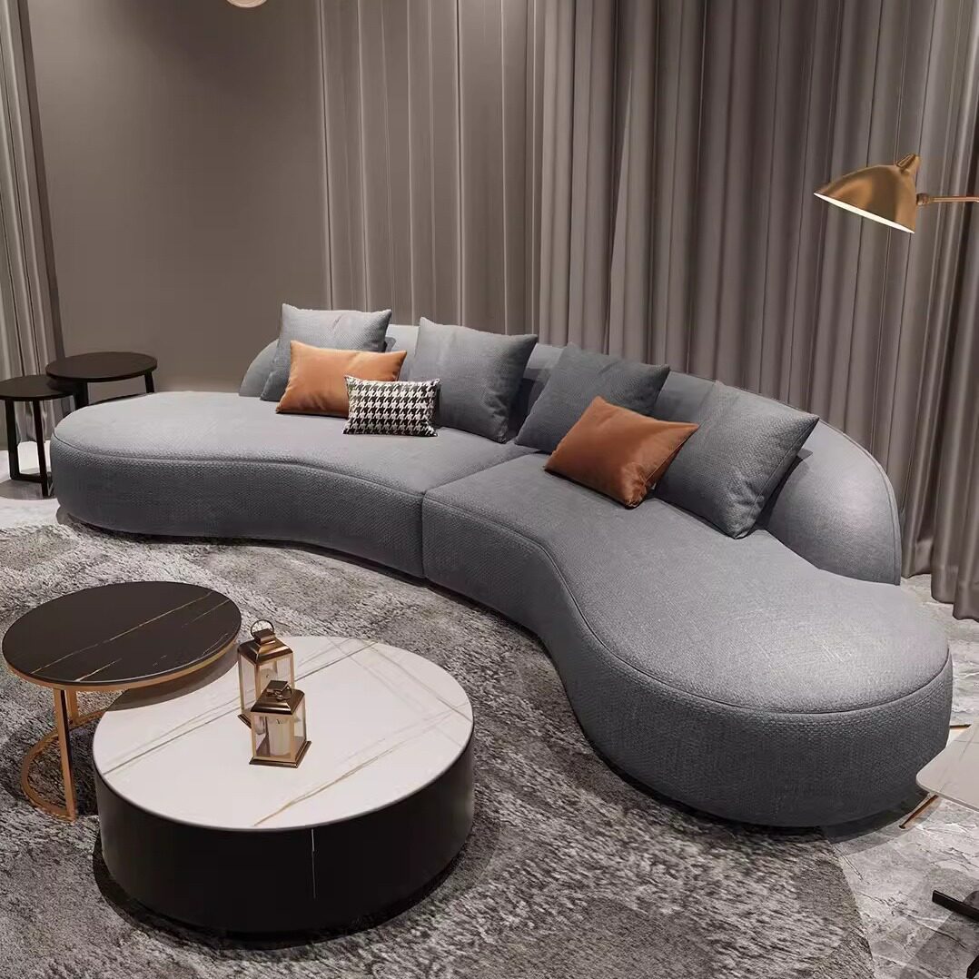 Crescent Arc Lounge Sofa for Soft Modern Interiors